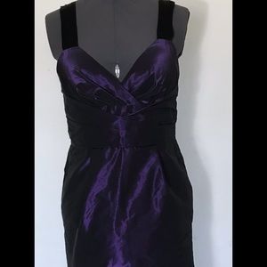 Purple cocktail dress